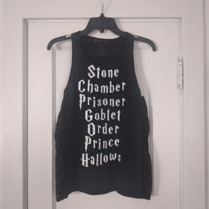 Harry Potter lace tank top